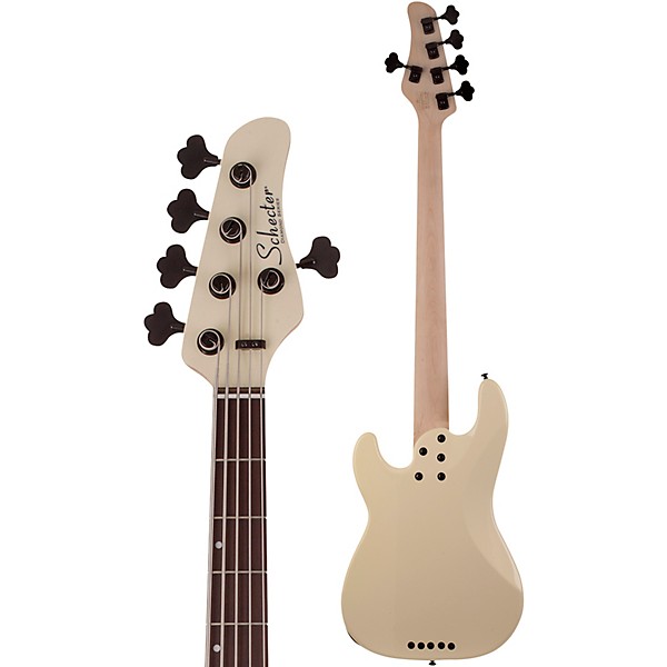 Schecter Guitar Research P-5 Ivy 5-String Bass Ivory Black Pickguard