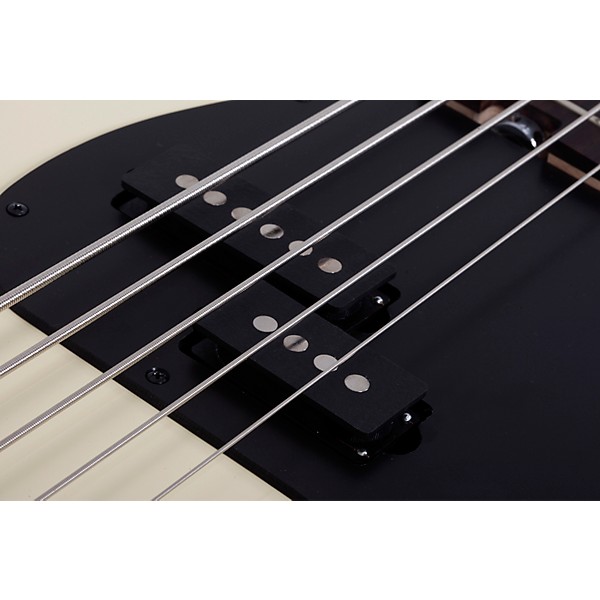 Schecter Guitar Research P-5 Ivy 5-String Bass Ivory Black Pickguard