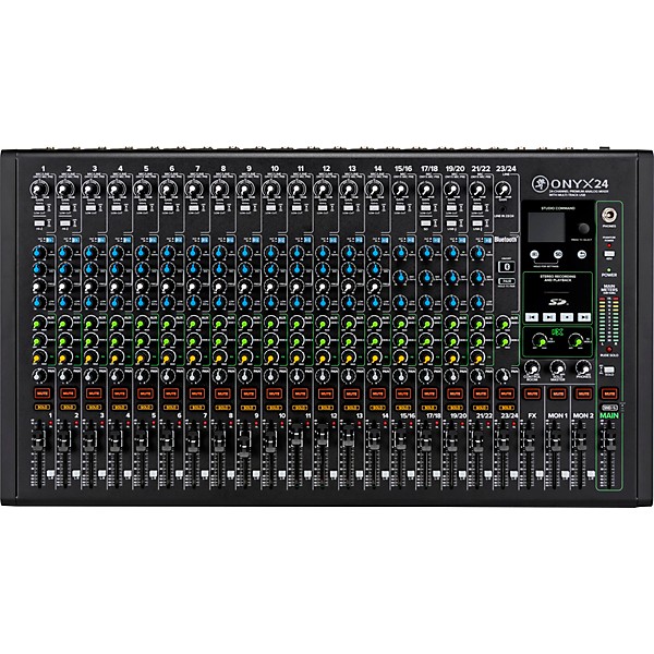 Open Box Mackie Onyx24 24-Channel Premium Analog Mixer with Multi-Track USB And Bluetooth Level 1