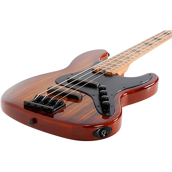 Schecter Guitar Research J-4 Exotic 4-String Electric Bass Vintage Sunburst