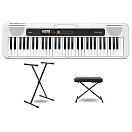 Casio Casiotone CT-S200 Keyboard With Stand and Bench White