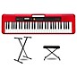 Casio Casiotone CT-S200 Keyboard With Stand and Bench Red thumbnail