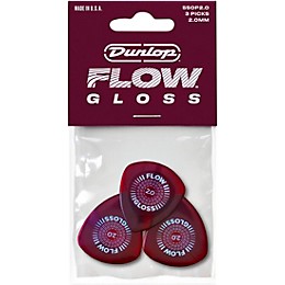 Dunlop Flow Gloss Picks 2.0 mm 12 Pack