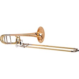 Giardinelli GTB11 F-Attachment Trombone by S.E. Shires Clear Lacquer Gold Brass Bell