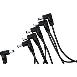 Gator 5-Output Daisy Chain Power Adapter Cable with Male Input Barrel Plug