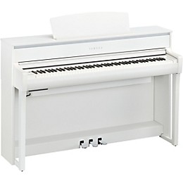 Yamaha Clavinova CLP-775 Console Digital Piano With Bench Matte White