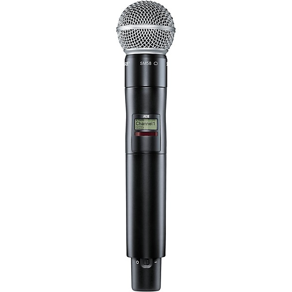 Shure Axient Digital AD2/SM58 Wireless Handheld Microphone Transmitter With SM58 Capsule Band G57