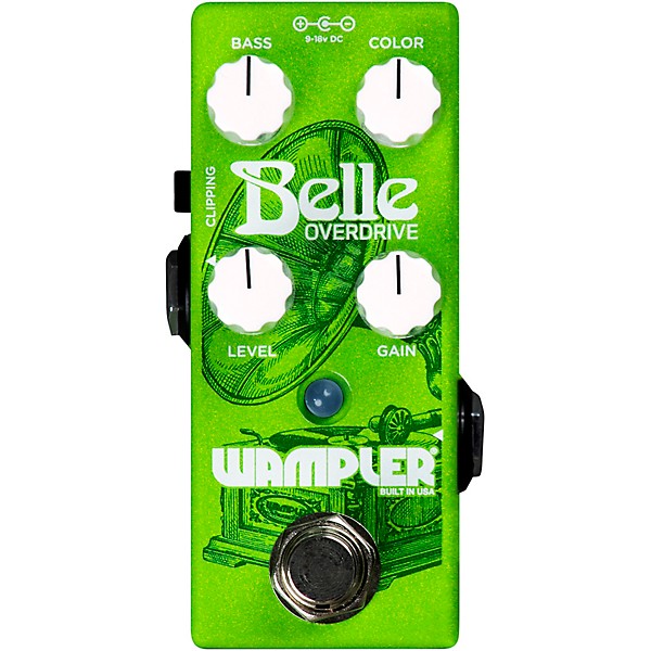 Wampler Belle Overdrive Effects Pedal Green