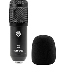 Nady SCM-707 8-Piece Studio Condenser Microphone Podcast Bundle