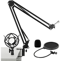 Nady SCM-707 8-Piece Studio Condenser Microphone Podcast Bundle