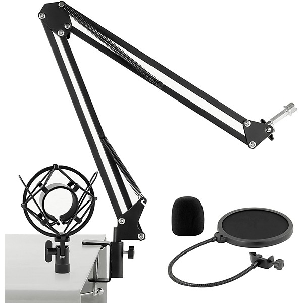 Nady SCM-707 8-Piece Studio Condenser Microphone Podcast Bundle