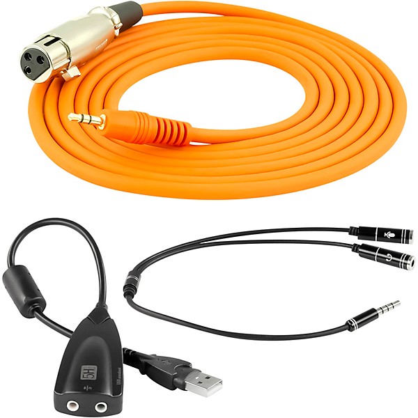 Nady SCM-707 8-Piece Studio Condenser Microphone Podcast Bundle