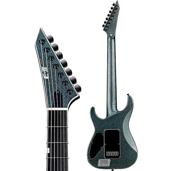 ESP E-II M-II 7B Baritone Evertune Electric Guitar Granite Sparkle