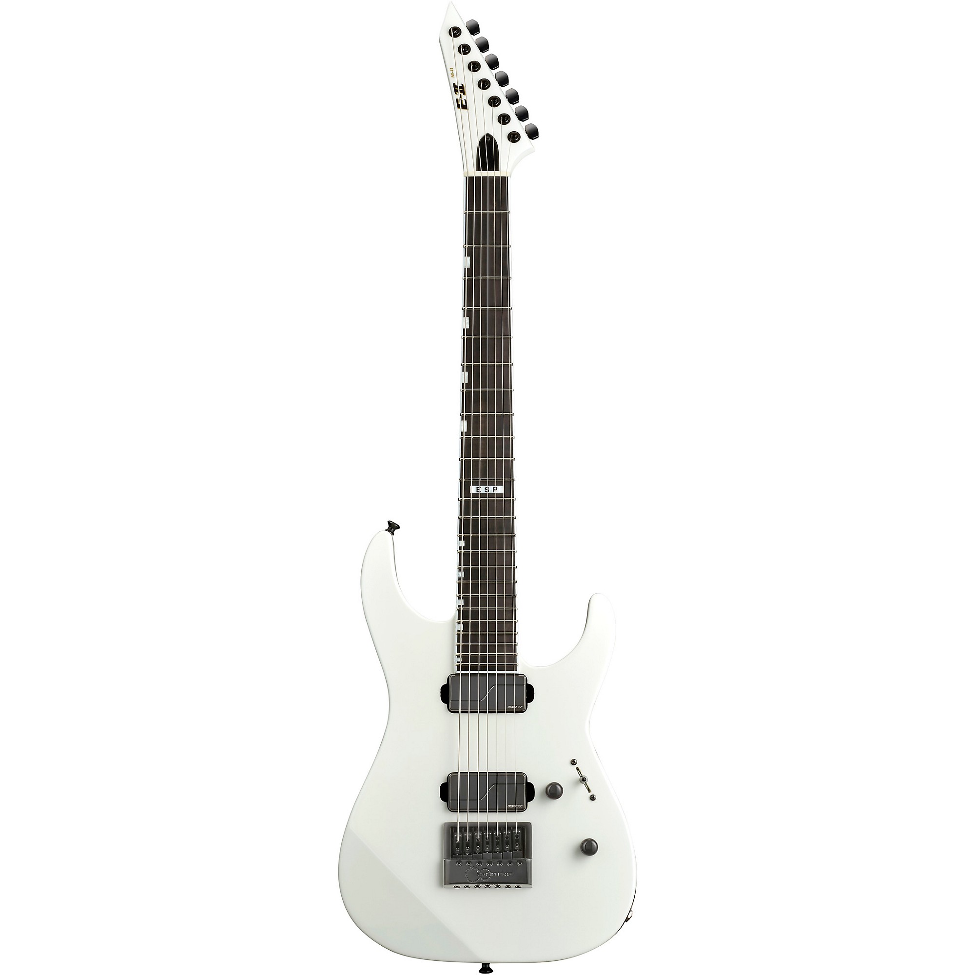 Platinum ESP E-II M-II 7B Baritone EverTune Electric Guitar Pearl