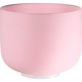 MEINL Sonic Energy Heart Chakra Rose Quartz Crystal Singing Bowl 10 in.