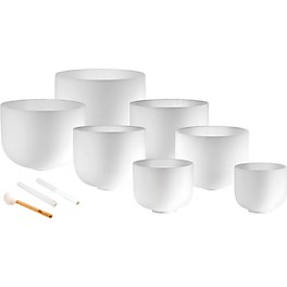 MEINL Sonic Energy Crystal Singing Bowl Chakra Set