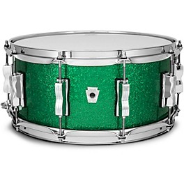 Ludwig Classic Oak Snare Drum 14 x 6.5 in. Silver Sparkle Ludwig Classic Oak Snare Drum 14 x 6.5 in. Green Sparkle