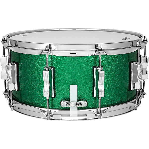 Ludwig Classic Oak Snare Drum 14 x 6.5 in. Green Sparkle