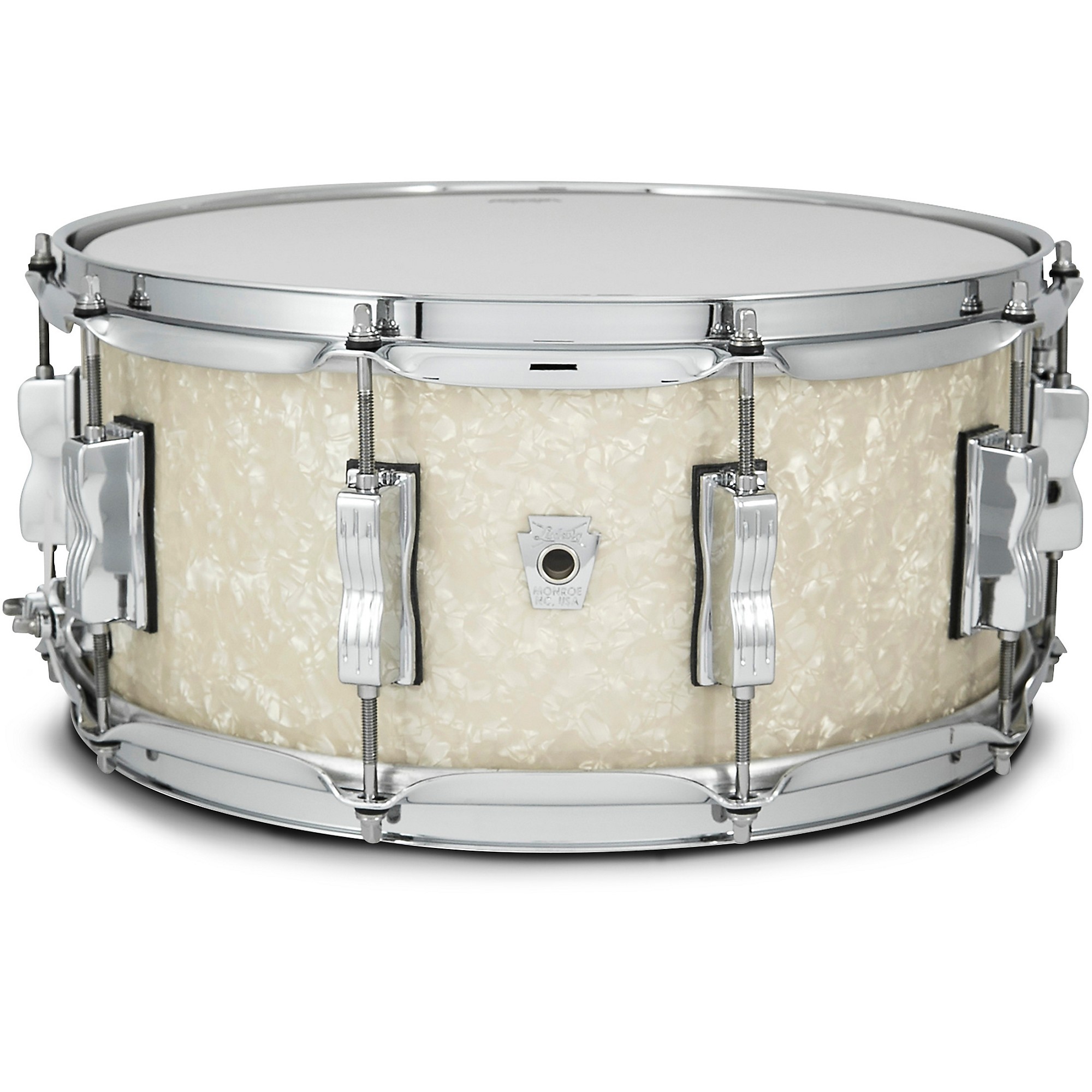 Ludwig Classic Oak Snare Drum 14 x 6.5 in. Vintage White Marine