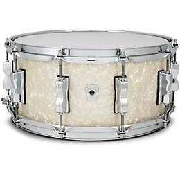 Ludwig Classic Oak Snare Drum 14 x 6.5 in. Vintage White Marine Pearl