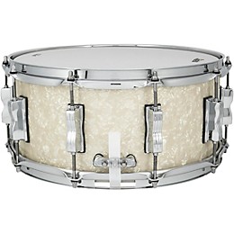 Ludwig Classic Oak Snare Drum 14 x 6.5 in. Vintage White Marine Pearl