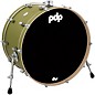 PDP by DW Concept Maple Bass Drum with Chrome Hardware 24 x 14 in. Satin Olive thumbnail