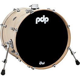 PDP by DW Concept Maple Bass Drum with Ch... PDP by DW Concept Maple Bass Drum with Chrome Hardware 20 x 16 in. Twisted Ivory