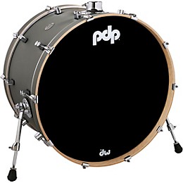Open Box PDP by DW Concept Maple Bass Drum with Chrome Hardware Level 1 22 x 18 in. Satin Pewter
