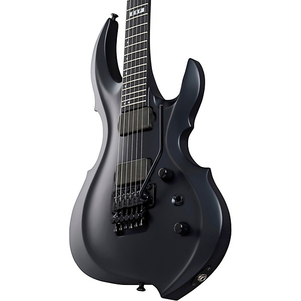 ESP E-II FRX Electric Guitar Black Satin