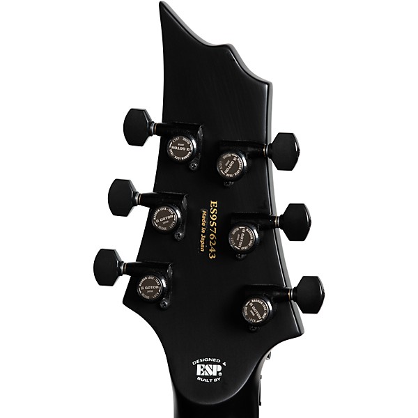 ESP E-II FRX Electric Guitar Black Satin