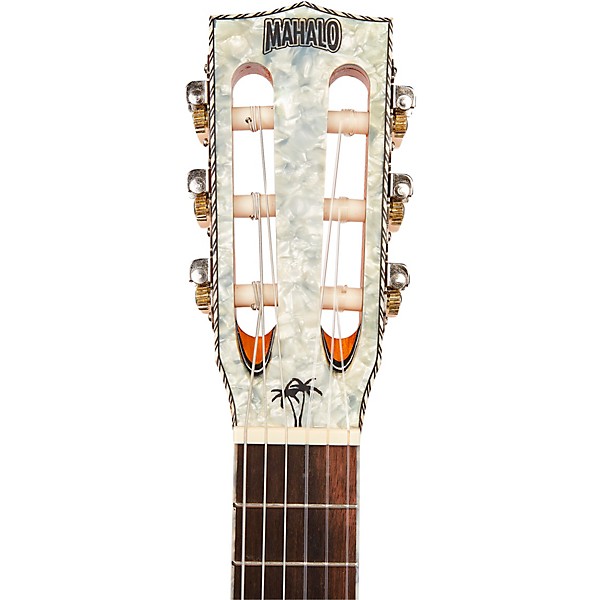 Mahalo Pearl Series Guitarlele Ukulele with Gig Bag Natural