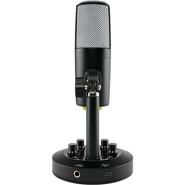 Open Box Mackie EM-CHROMIUM Premium USB Condenser Microphone with Built-in 2-Channel Mixer Level 2  197881102937