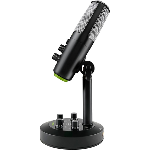 Mackie EM-CHROMIUM Premium USB Condenser Microphone With Built-in 2-Channel Mixer