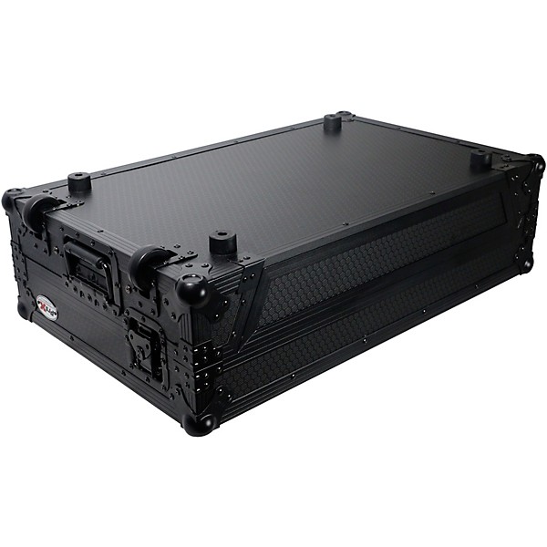 ProX Flight Case For RANE ONE Dj Controller W-Sliding Laptop Shelf & Wheels| Black on Black