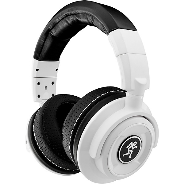 Mackie MC-350 Limited-Edition White Professional Closed-Back Headphones White