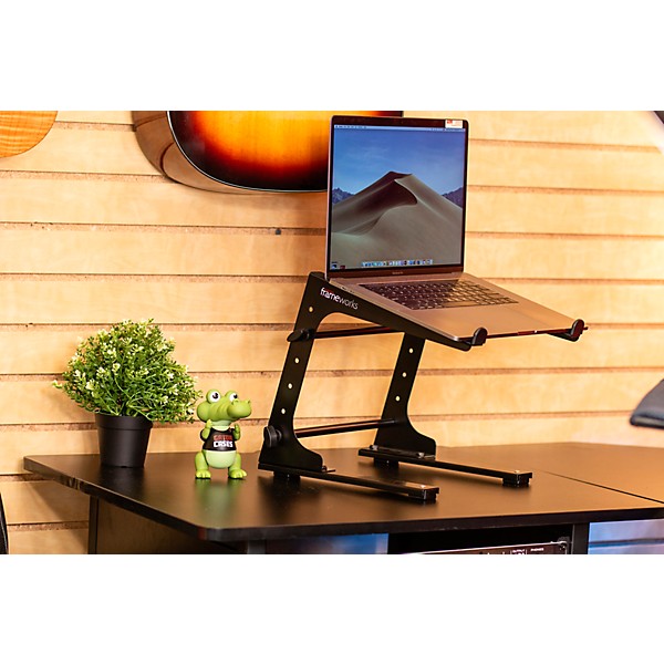 Gator Portable Desktop Laptop/DJ Controller Stand with Fixed Height