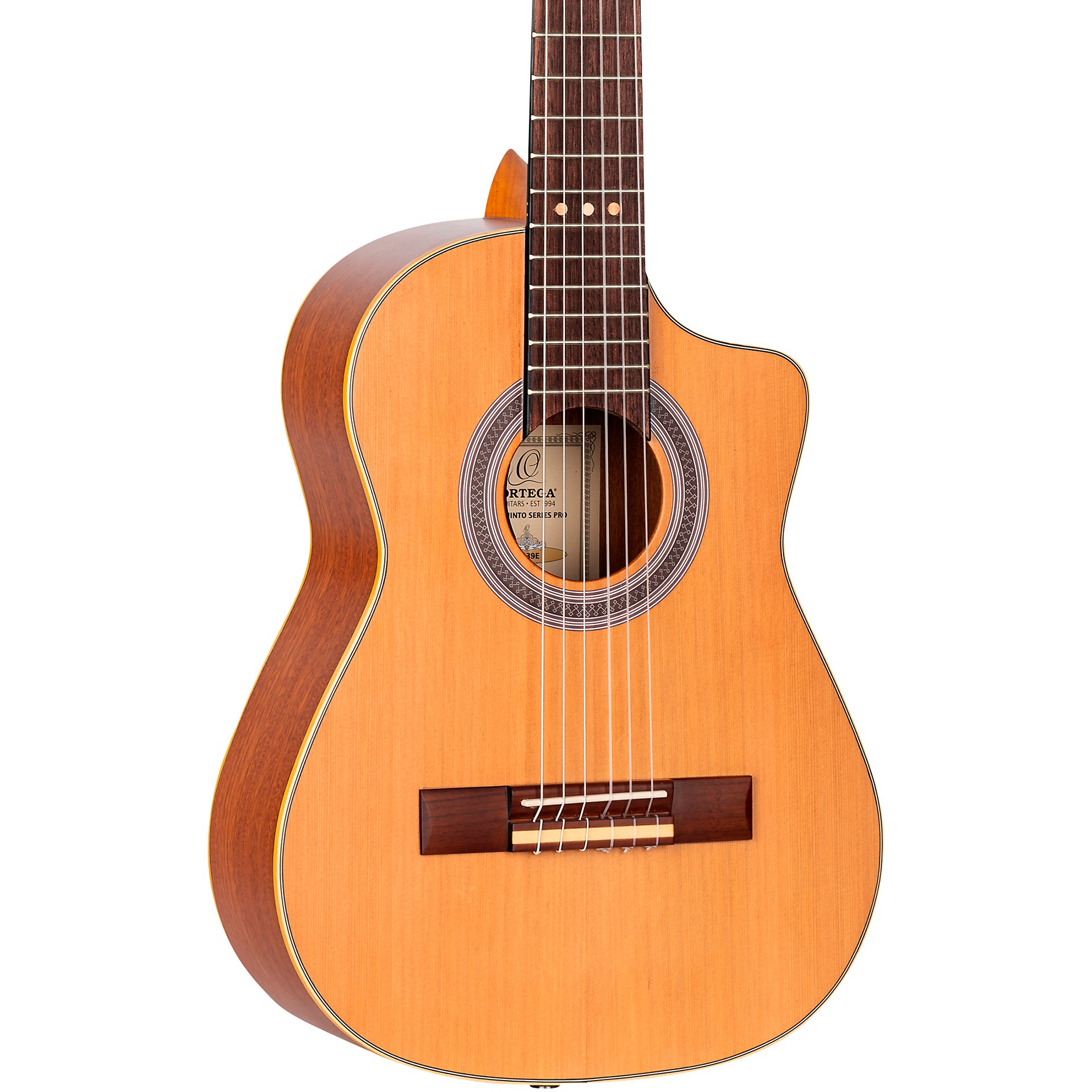Ortega RQ39E Requinto Acoustic-Electric Guitar Natural | Guitar Center