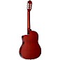 Ortega Family Series RCE125MMSN Thinline Acoustic-Electric Nylon Guitar Mahogany