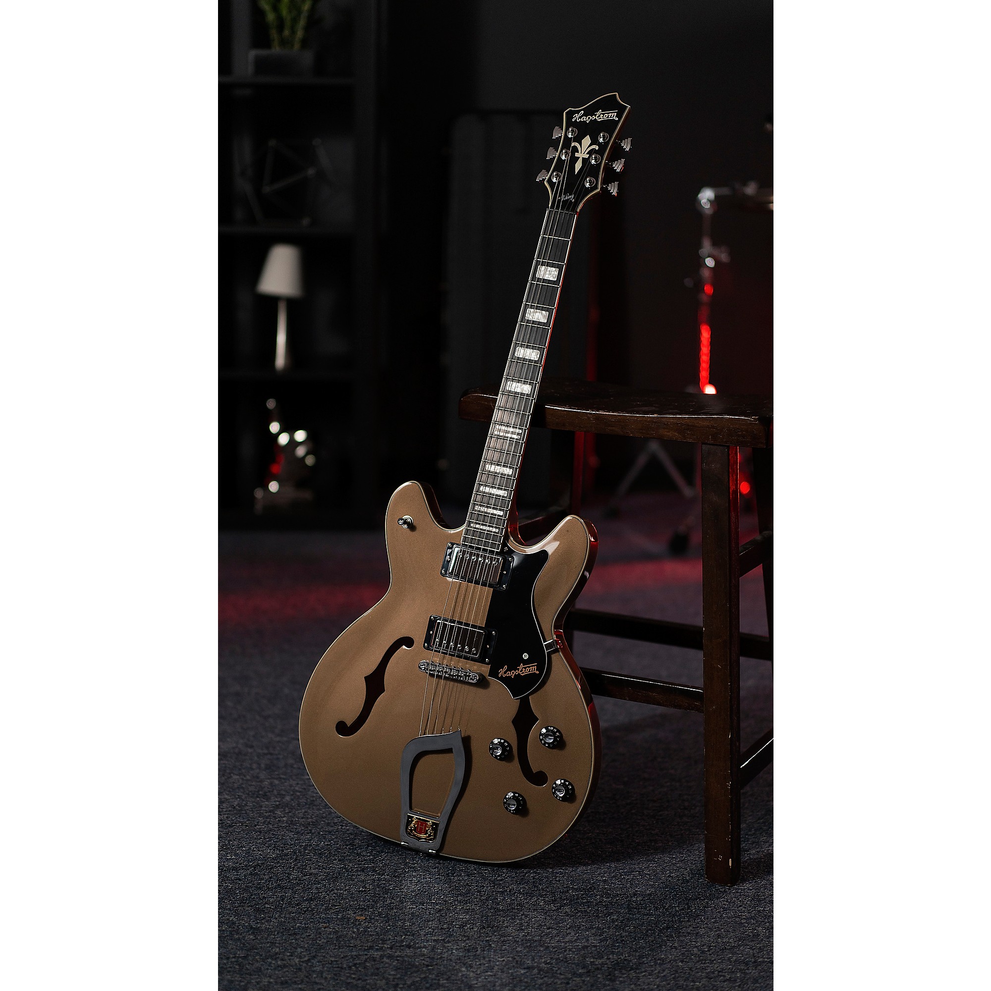 Hagstrom Viking Limited-Edition Semi-Hollow Electric Guitar Desert