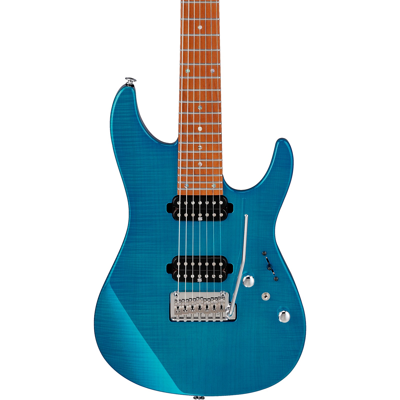 Ibanez MM7 Martin Miller Signature Electric Guitar Transparent Aqua ...