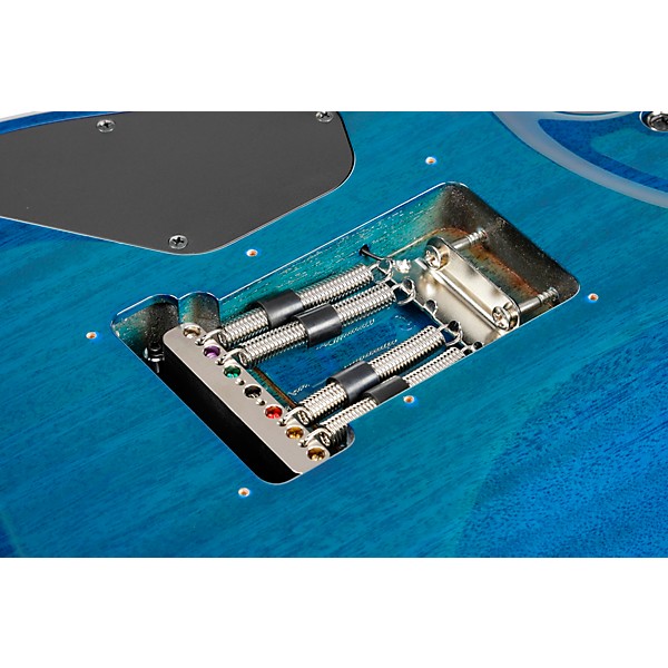 Ibanez MM7 Martin Miller Signature Electric Guitar Transparent Aqua Blue