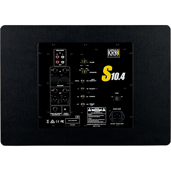 KRK S10.4 10" Powered Studio Subwoofer (Each)