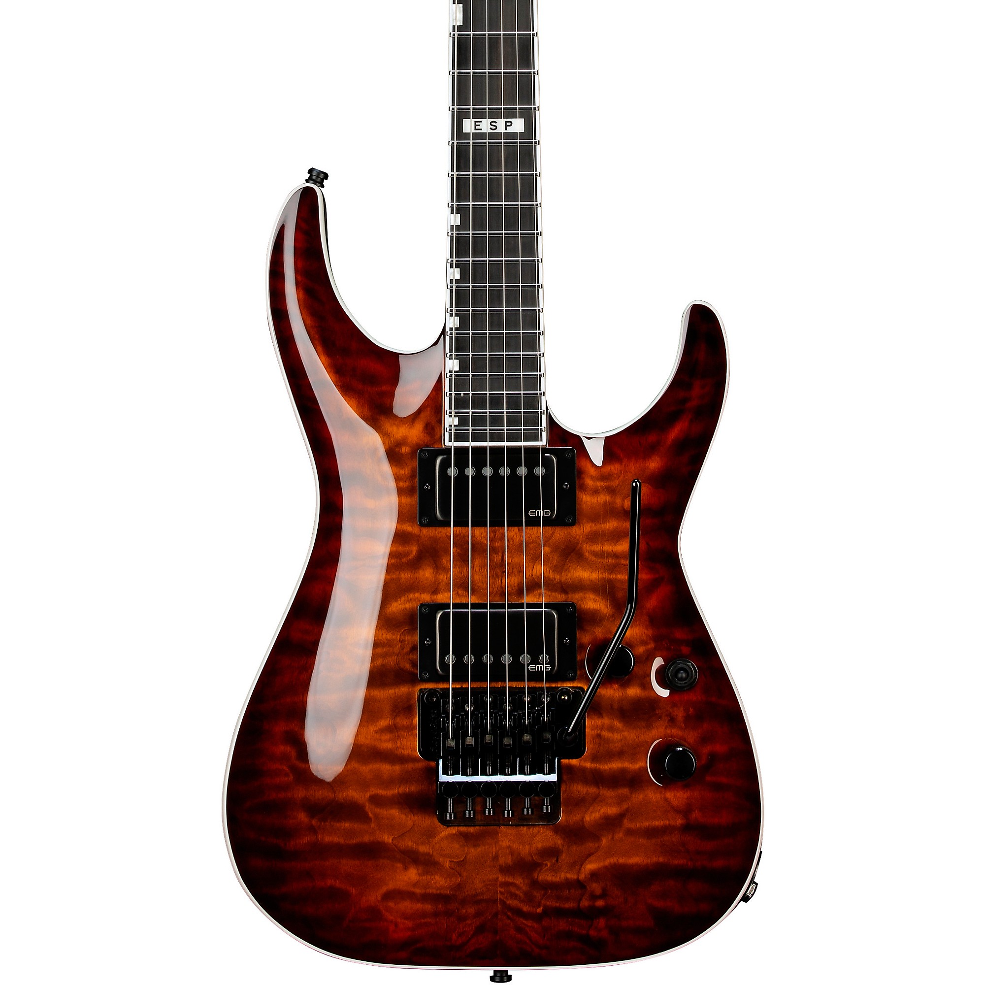 ESP E-II Horizon FR-II Electric Guitar Tiger Eye Sunburst