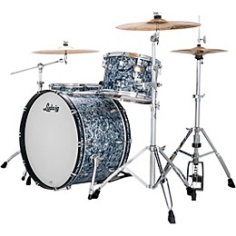 Ludwig NeuSonic 3-Piece Pro Beat Shell Pack With 24" Bass Drum Satin Blue Pearl