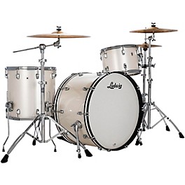 Ludwig NeuSonic 3-Piece Pro Beat Shell Pack Wit... Ludwig NeuSonic 3-Piece Pro Beat Shell Pack With 24" Bass Drum Silver Silk