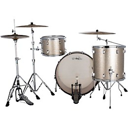 Ludwig NeuSonic 3-Piece Pro Beat Shell Pack With 24" Bass Drum Titanium Super Sparkle