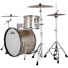 Ludwig NeuSonic 3-Piece Pro Beat Shell Pack With 24" Bass Drum Titanium Super Sparkle