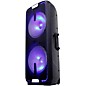 Gemini GSX-L2515BTB Dual 15" Dynamic Woofer Rechargeable Speaker With LED Lights & Bluetooth