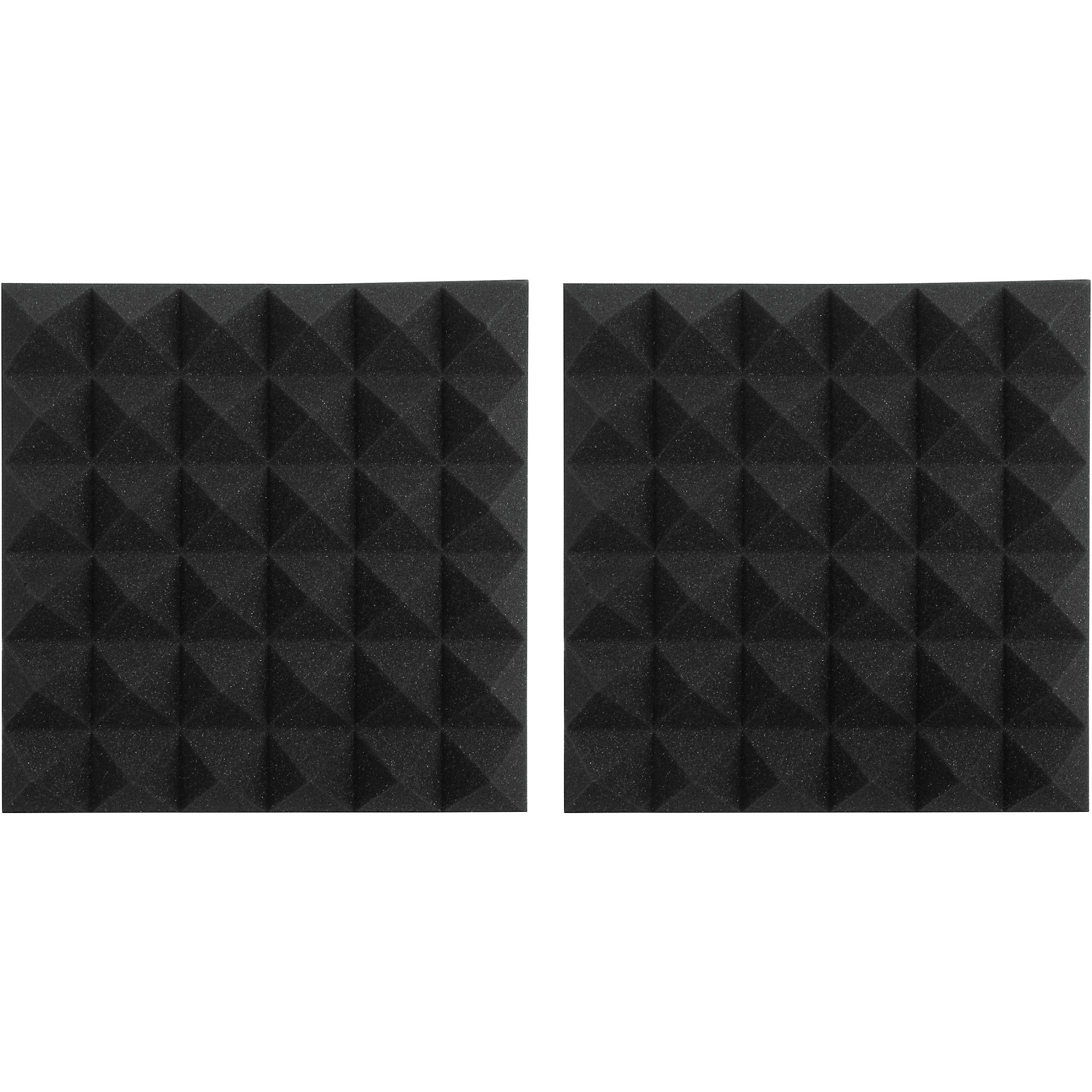 トラディショナルウェザーウエア Gator Frameworks 2” Thick Acoustic Foam Pyramid Panels  12”x12”; Charcoal (8