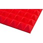 Gator GFW-ACPNL1212P-2PK Pair of 2 Inch - Thick Acoustic Foam Pyramid Panels 12x12 Red